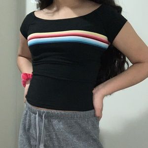 Colorful crop top